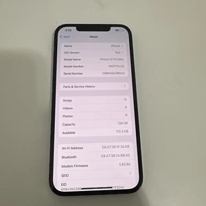 Apple iPhone 12 Pro Max - 128GB - AT&T ONLY - Cracked - Picture 1 of 12