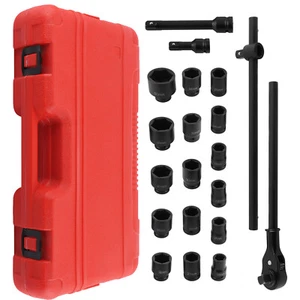 3/4" Inch 21Pcs Drive Metric Deep Impact Socket Tool Set Spanner Wrench Repair - Bild 1 von 12