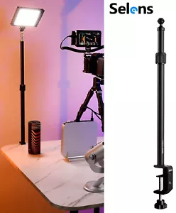 Fotografia Tavolo Scrivania Luce Stand Sfondo Treppiede Studio per Telefono Fotocamera Supporto - Foto 1 di 12
