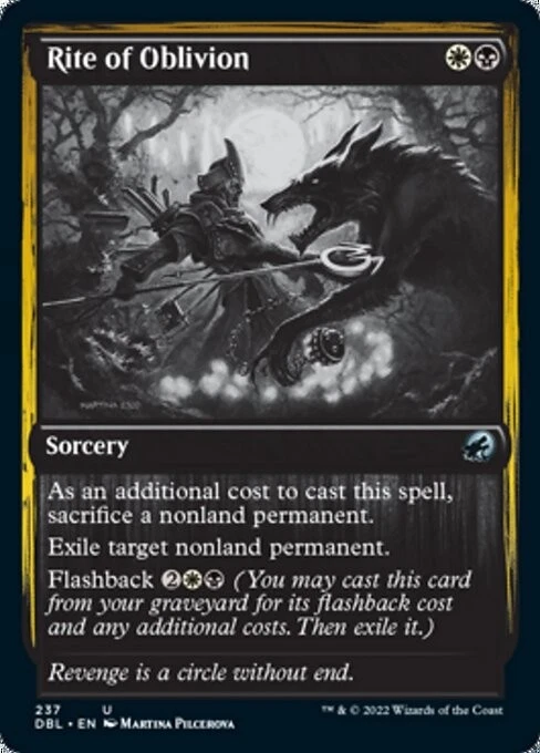MTG Rite of Oblivion English DBL - Image 1 of 1