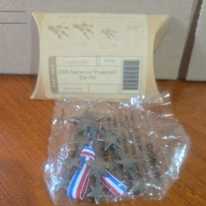 NEU Longaberger American Starburst Metall Krawatte #23586 - Bild 1 von 3