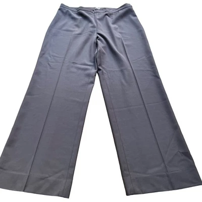 Pantalón Agnona Mujer Talla 16 (52IT) Marrón Cintura Alta 100% Lana Foto 1 de 4