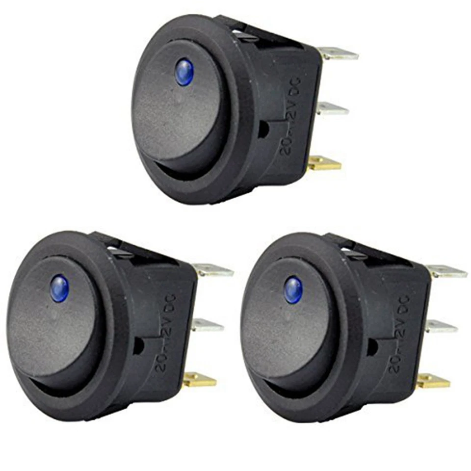 3Pc 12V 20A Attuatore un Bilanciere Interruttore un LED Luce  SPST Controll3462 - Imagen 1 de 1