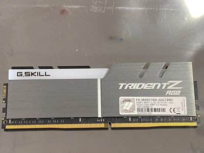 G.SKILL Trident Z RGB 16GB (SINGLE STICK) DDR4 3600MHz CL16 RAM Module - Image 1 of 3