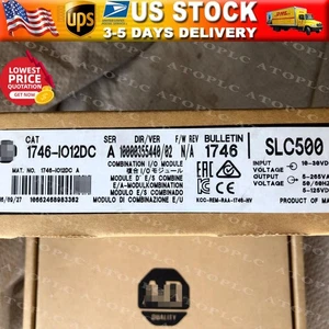 New Allen-Bradley 1746-IO12DC SER A SLC 500 Combination I/O Modul US Free Tax - Picture 1 of 4