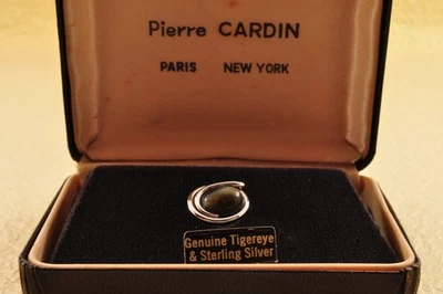 НЬЮ-ЙОРК «Пьер Карден» галстук булавки, 925 серебро материал и чехол. - Изображение 1 из 4