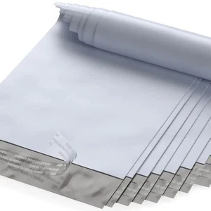 5" x 7" Poly Mailer Envelopes - 200 Count, Self Seal White Plastic Mailing Ba... - Picture 1 of 8