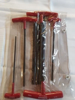 "Bondhus" 5 PC. T Handle Ball End Hex Key Set, Made In USA - Image 1 of 4