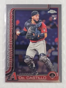 2025 Topps Chrome Adrian Del Castillo RC #240 Arizona Diamondbacks - Picture 1 of 2