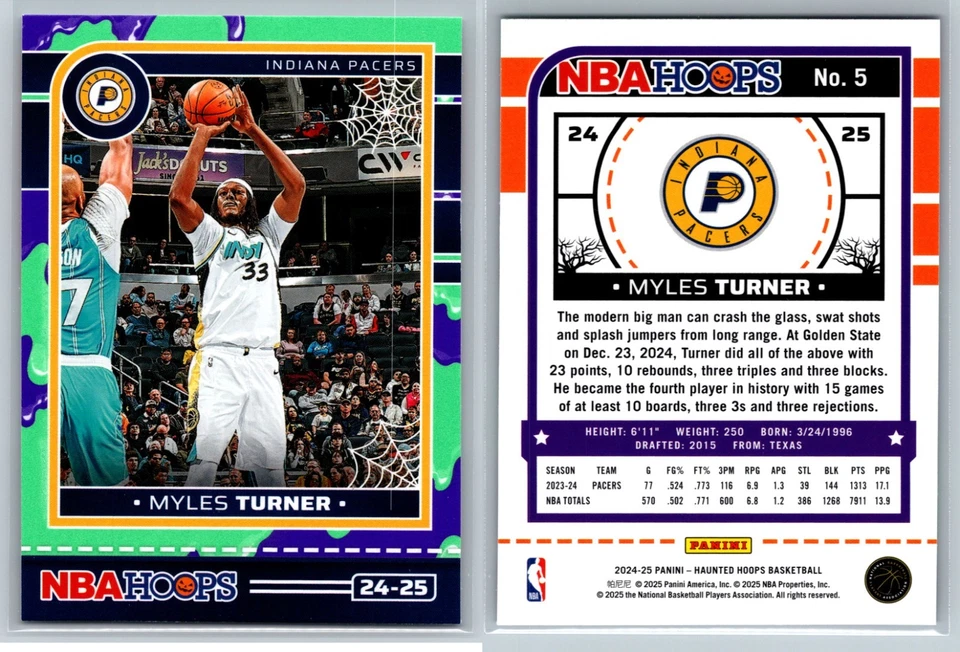 2024-25 Panini NBA Aros embrujados Baloncesto Slime Paralelos #1-300 ¡Tú eliges! Foto 1 de 1