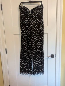 NWT Carlisle Sheer Lined Flowy 100% Silk Pants. Size 16. - Picture 1 of 9