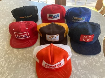 Lote de Sombrero Parche Camionero De Colección Agricultura Camiones Swingster Semilla Alimentación Snapback Foto 1 de 4
