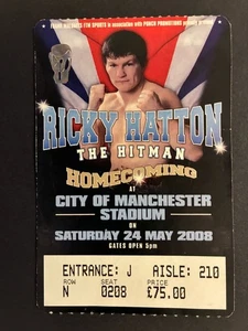 Ricky Hatton The Homecoming Ticket 2008 - Picture 1 of 1