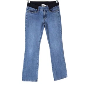 Duo Maternity Jeans Womens Size S Small Stretch Blue Denim - Picture 1 of 9