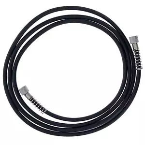 New 6' PLASTIC AIRBRUSH AIR HOSE 1/8" Fitting Ends Fits Iwata Master Compressor - Picture 1 of 4
