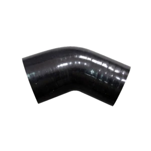 CXRacing 3" to 2.375" Black Silicon Hose Reducer 45 Degree Elbow Coupler - Bild 1 von 1