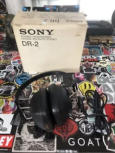 Vintage SONY DR-2 Dynamic Stereo Headphones 6.3mm Audio Jack Retro Collectible. - Picture 1 of 12