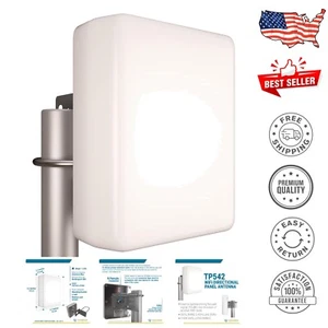 Weatherproof TP542 High-Gain 13dBi Dual-Band WiFi Antenna for Stable Connection - Picture 1 of 9