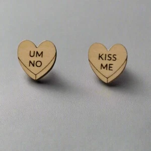 Valentine's Day Heart Stud Earrings - Picture 1 of 27