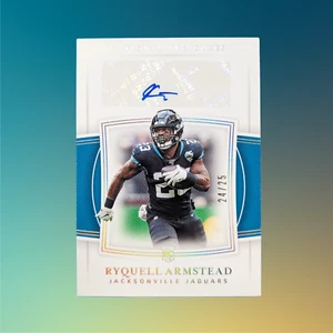 2019 National Treasures | RYQUELL ARMSTEAD | Holo Silver Auto 24/25 #122 - Picture 1 of 2