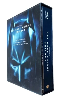 Batman The Dark Knight Trilogy Blu-ray Limited Edition 5-Disc Set 2012 DC Comic - Image 1 of 4
