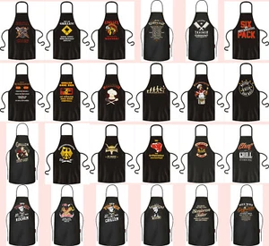 Grillschürzen witzige Männer-Geschenke Sprüche-Kochschürze Garten Küchen-Schürze - Bild 1 von 35