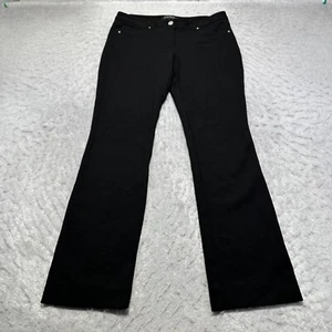 White House Black Market WHBM Slim Leg Chino Pants Black Womens 4R -30 x 29 - Picture 1 of 15
