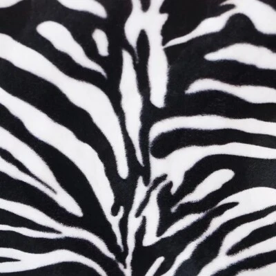 Manta de piel sintética estampado animal leopardo cebra vaca Foto 1 de 3