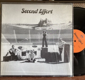SECOND EFFORT 1974 Private Press Cleveland OHIO Rock In Shrink QCA 4064 - Foto 1 di 4