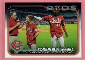 2024 Topps Series 1 Resilient Reds Rookies Elly De La Cruz Rookie #133 RC QTY - Picture 1 of 2