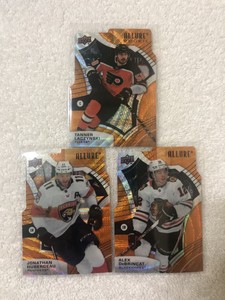 2021-22 Upper Deck Allure ORANGE SLICE DIE CUT 3 total cards