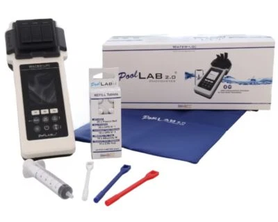 WATER-I.D. PoolLab 2.0 Photometer Pooltester Messgerät Chlor pH-Wert Schwimmbad Pool NEU