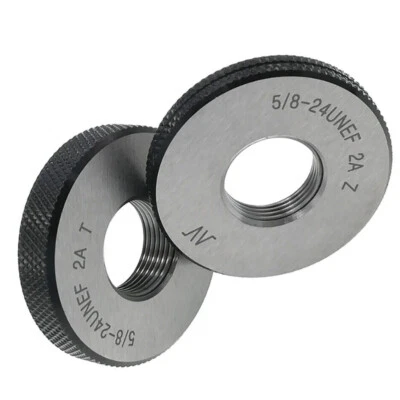 Thread Ring Gage 5/8-24 UNEF 2A Thread Ring Gauge GO NOGO - Image 1 of 4