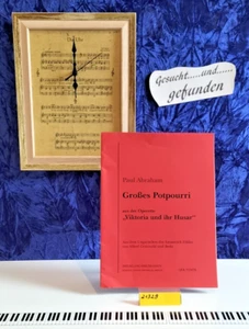 Paul Abraham: "Großes Potpourri" , für Klavier - Bild 1 von 3