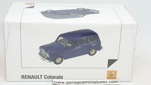 RENAULT COLORALE bleue 1950 NOREV ECHELLE 1/43ème voiture miniature collection - Imagen 1 de 7