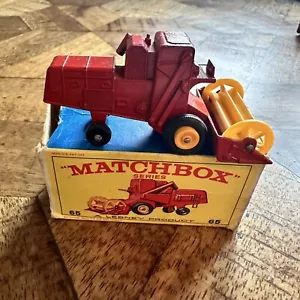 Lesney Matchbox 65 Claas Combine Harvester Original Box Vintage Excellent! - Picture 1 of 10