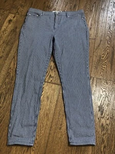 Vineyard Vines Women's Jamie High-Rise Skinny Jeans Size 33 Jamie Stripe NWT - Picture 1 of 6