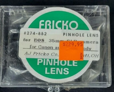 AJ Fricko Pinhole Objektiv für Canon EOS 35MM SLR 274-852 - Bild 1 von 4