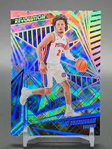 2023-24 Panini Revolution Cosmic #18 CADE CUNNINGHAM Detroit Pistons #/99 - Imagen 1 de 2