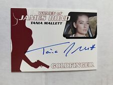 Women of James Bond Tania Mallett Goldfinger Autograph