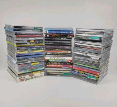 Lot Of 20+ CD-ROMS PC Games Windows Popcap Microsoft Doom Puzzles  - Image 1 of 4