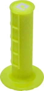 ODI SINGLE-PLY MX MOTORCYCLE RUFFIAN HALF-WAFFLE GRIPS FLUORESCENT YELLOW - Picture 1 of 1