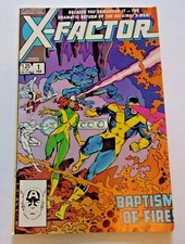 X-Factor #1 Baptism Of Fire 1986 Marvel Comics Nice Book!