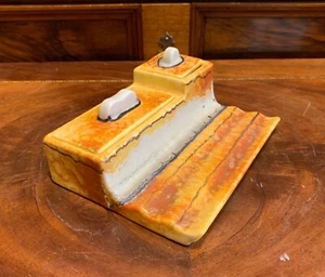 Tintenfass_Federablage_Carstens Uffrecht_Bauhaus_Art Deco_signiert um 1920-30 - Bild 1 von 10
