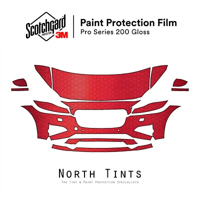 Jaguar F-Pace 2017-2020 serie 3M PRO película de protección de pintura precortada sujetador transparente PPF Foto 1 de 4