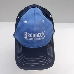 Brodbeck Seeds Blue Ball Cap Hat Strapback Adjustable Sportsman 100 % Cotton - Picture 1 of 9