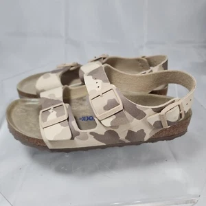 Birkenstock Milano Soft Footbed Desert Soil Camo Taupe Men 9/Wom 11/42 N Sandals - Picture 1 of 11