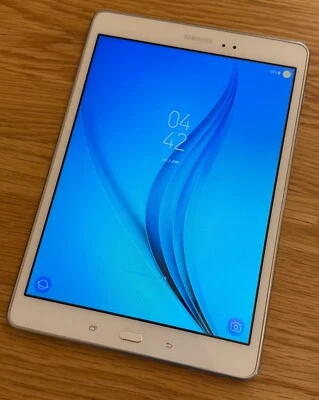 Samsung Galaxy Tab A SM-T550 16GB, Wi-Fi, 9.7in - White - Image 1 of 2