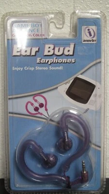 Interact Purple 3.5mm Wired Earbuds For Gameboy Advance, NEW/ SEALED (TUB 1) - Image 1 of 4