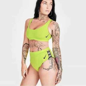 Pantalones de bikini Nike Sneakerkini cintura alta descarados nuevos con etiquetas - Imagen 1 de 4